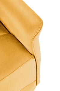 Fotoliu recliner Semir velvet mustariu H108 cm - Img 10