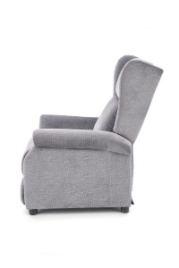 Fotoliu recliner tapitat Agustin gri - H 107-83 cm - Img 11