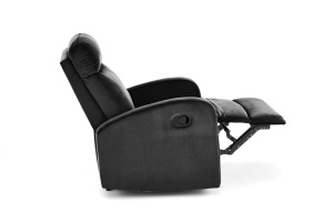 Fotoliu recliner Wonder negru H98 cm - Img 10