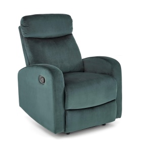 Fotoliu recliner Wonder velvet verde H98 cm - Img 5