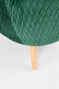 Fotoliu tapitat Ravel Velvet verde – H100 cm - Img 3