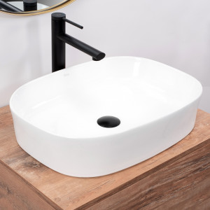Lavoar ceramica Angie alb L52 cm - Img 2