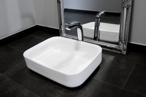 Lavoar Demi Slim Alb ceramica sanitara - 51 cm - Img 3