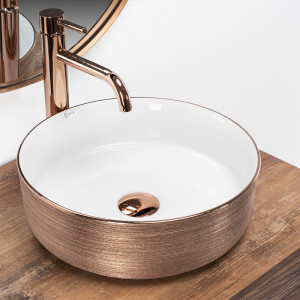 Lavoar pe blat Rea Sami Brush Rose Gold - Img 2