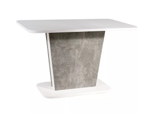 Masa extensibila Calipso alb mat/gri L110x145x68,6 cm IN - Img 7