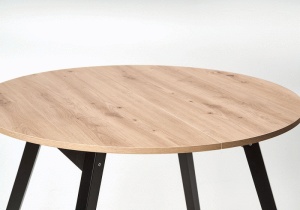Masa extensibilă Ruben stejar artizan/negru – L102-142 x l102 x h73 cm - Img 19