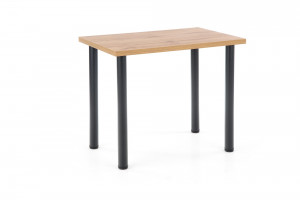 Masa Modex 2 stejar/negru L90 x l60 x H75 - Img 1