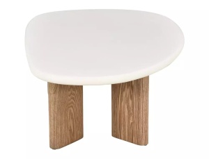 Măsuță de cafea Alpen ecru / stejar L130 x l80 cm - Img 4