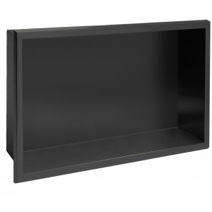 Raft incastrat pentru baie 30x45 negru mat - Img 4