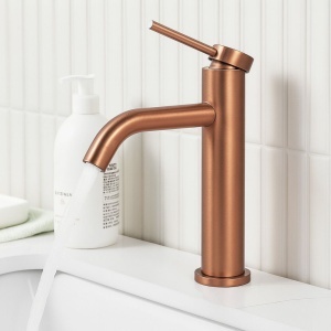 Robinet pentru lavoar Rea CLIF Brush Copper Low - Img 2