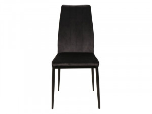 Scaun Atom velvet negru Blu19 - Img 2
