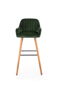 Scaun bar catifea H-93 verde – H 98 cm - Img 17