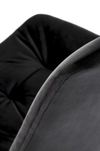 Scaun catifea K519 velvet negru - Img 10