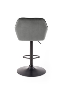 Scaun de bar H-103 velvet gri – H114 cm - Img 10