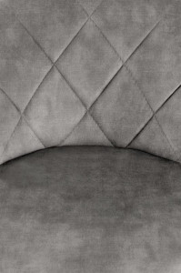 Scaun de bar H101 velvet gri - Img 5