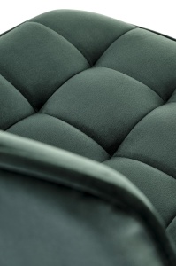 Scaun de bar H120 velvet verde/gold - Img 10