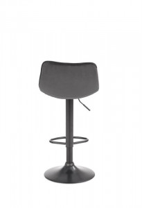 Scaun de bar H95 velvet gri - Img 2