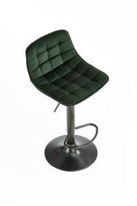 Scaun de bar H95 velvet verde - Img 11