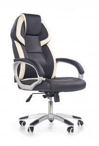 Scaun de birou Barton negru alb - Img 2