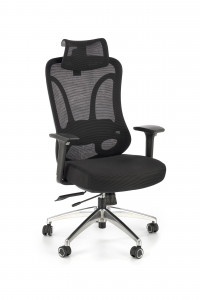 Scaun de birou Gilberto negru H129 cm - Img 2