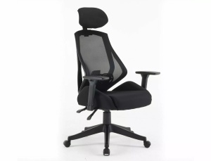 Scaun de birou Q406M material negru - Img 5