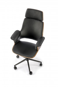 Scaun de birou Weber nuc/negru H122 cm - Img 4