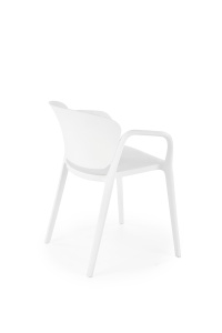 Scaun din plastic K491 alb - Img 7