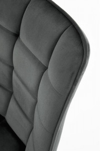Scaun K332 velvet gri - Img 4