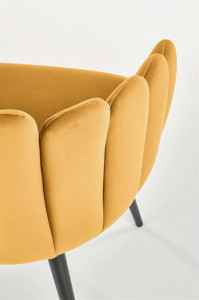 Scaun K410 velvet mustariu – H85 - Img 6