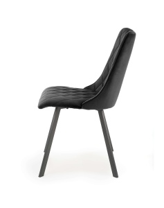 Scaun K450 velvet negru - Img 11