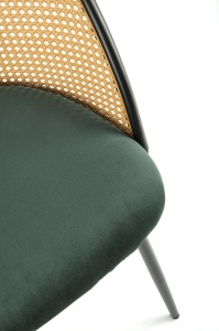 Scaun K508 ratan – velvet verde - Img 9