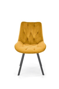 Scaun K519 velvet mustariu - Img 12