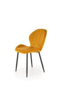 Scaun K538 velvet mustariu H85 cm - Img 4