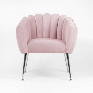 Scaun Lili roz/silver – H81 cm - Img 4