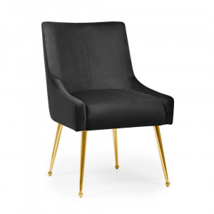 Scaun Sizar negru/gold – H86 cm - Img 1