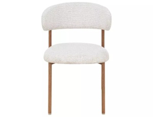 Scaun tapițat Elton II 255 bej deschis/stejar