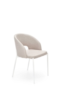Scaun textil K486 bej-alb - H 77 cm - Img 11