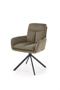 Set 4 scaune rotative K536 stofa olive - Img 2
