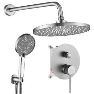 Set de dus incastrat Rea Lungo Stripe Nickel Brush + BOX