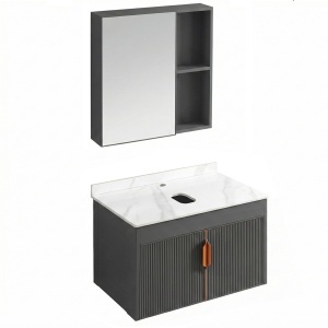 Set de mobilier de baie cu blat Modo 60cm Grey - Img 7