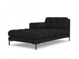 Sezlong tapitat Bali picioare negre – L185 x l102 x h75 - Img 9