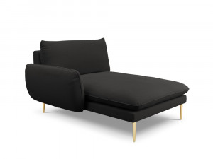 Sezlong tapitat Vienna plusat/picioare gold – L170 x l110 x h95 - Img 6