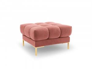Taburet tapitat Bali velvet/picioare gold – L60 x l60 x h41 - Img 15