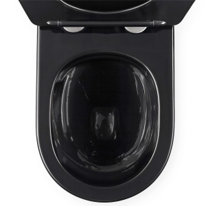 Vas WC Rea Carlo Mini Tornado Black Brush Gold - Img 4
