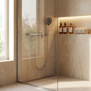 Baterie de duș Rea Hunter Brushed Nickel - Img 4
