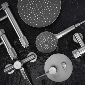 Baterie de duș REA Lungo Stripe BRUSH NICKEL - Img 6