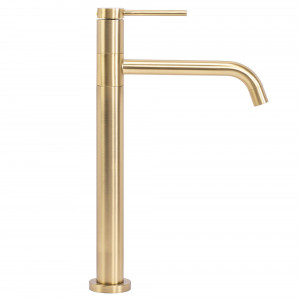 Baterie Lugano Slim inalta auriu periat H33 cm - Img 2