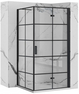 Cabina de dus Rea Molier Black 90x90