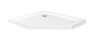 Cadita pentru dus Diamond alba - L90 x l90 x h5 - Img 5