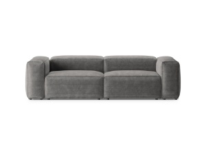 Canapea 3 locuri Bergamo velur reiat L264 cm - Img 10